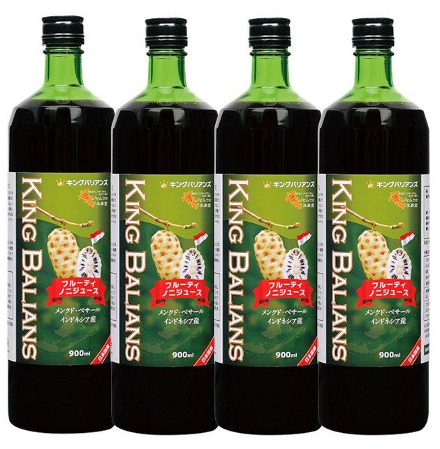 フルーティノニジュース、キングバリアンズ、900mL 1箱4本