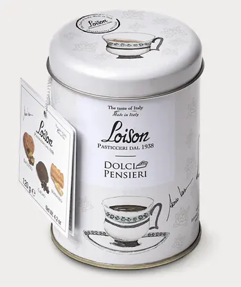 Loisonビスケットアソート缶 クラシック(ヘーゼルナッツチョコ・ココア・コーンフラワー) null