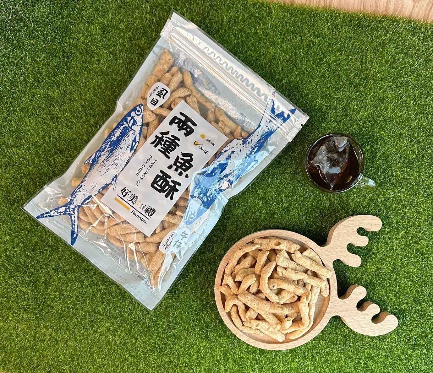 兩種魚酥 おさかなスナック