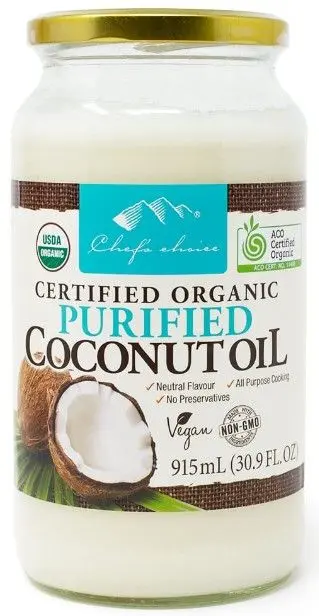 シェフズチョイス  オーガニックココナッツオイル 915ml 精製タイプ 