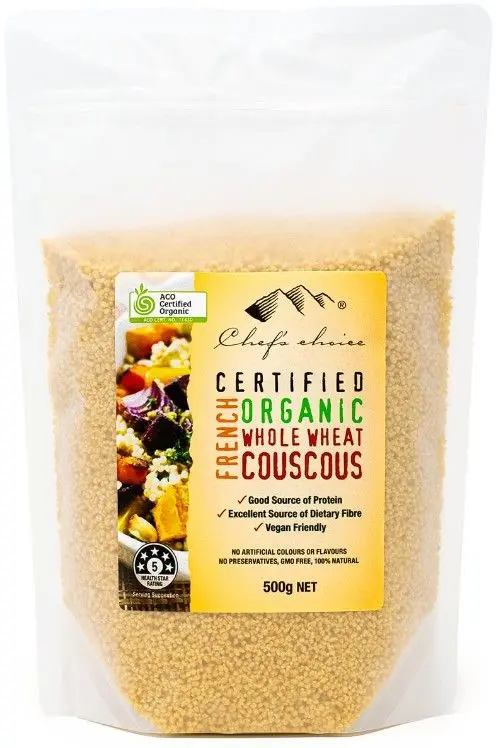 シェフズチョイス  オーガニック 全粒粉 クスクス
