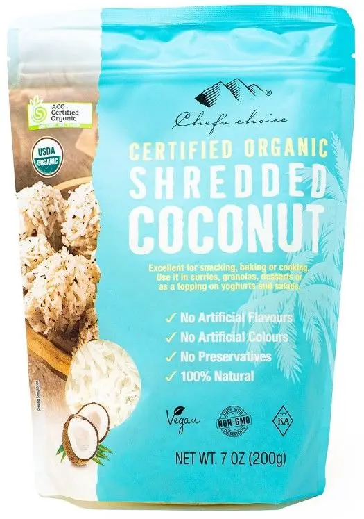 シェフズチョイス  オーガニック ココナッツフレーク シュレッドタイプ