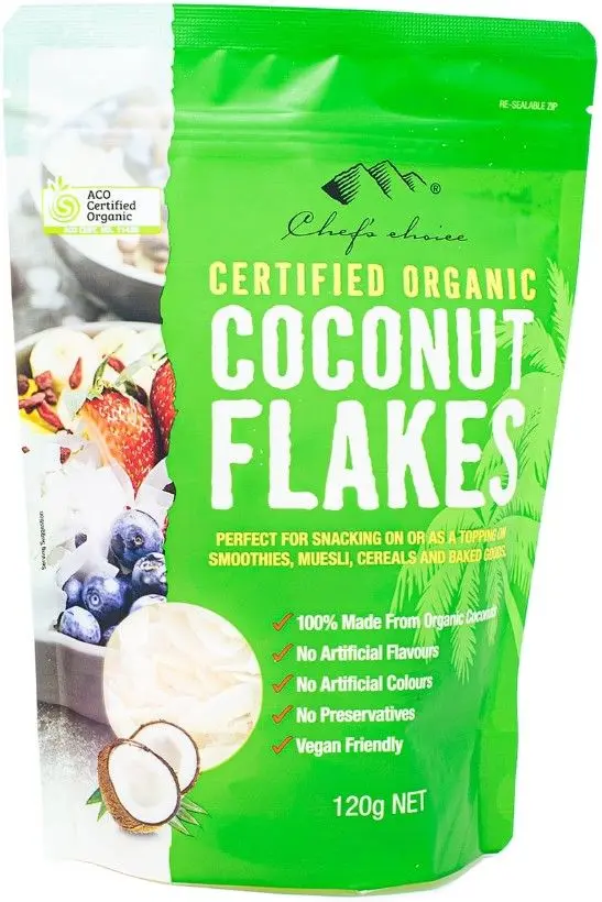 シェフズチョイス  オーガニック ココナッツフレーク チップス