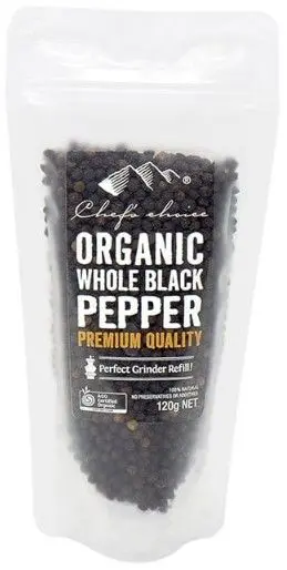 シェフズチョイス  オーガニック ブラックペッパー（詰め替えタイプ）