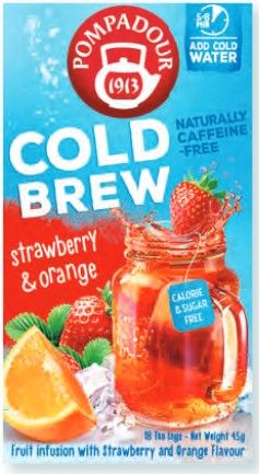ポンパドール 【季節限定】コールドブリュー　ストロベリー＆オレンジ　18ティーバッグ