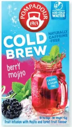 ポンパドール 【季節限定】コールドブリュー ベリーモヒート 18ティーバッグ