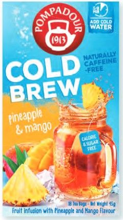ポンパドール 【季節限定】コールドブリュー　パイナップル＆マンゴー　18ティーバッグ