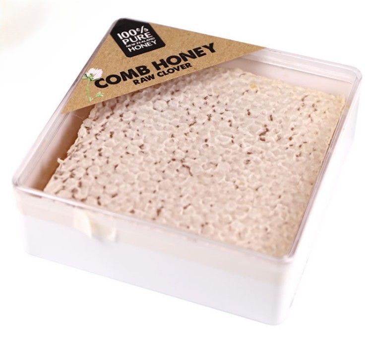 100%PURE New Zealand Honey  ニュージーランド産 ホワイトクローバー コームハニー340ｇ