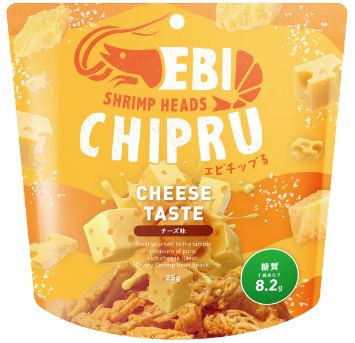エビチップる (totochipru) エビの頭を使用した健康チップス　チーズ味（食べきりサイズ）