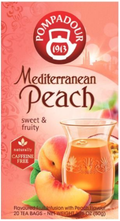ポンパドール 地中海ピーチ　20ティーバッグ