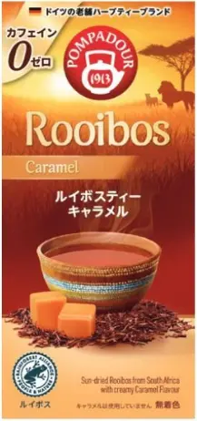 ポンパドール ルイボスティーキャラメル　10ティーバッグ