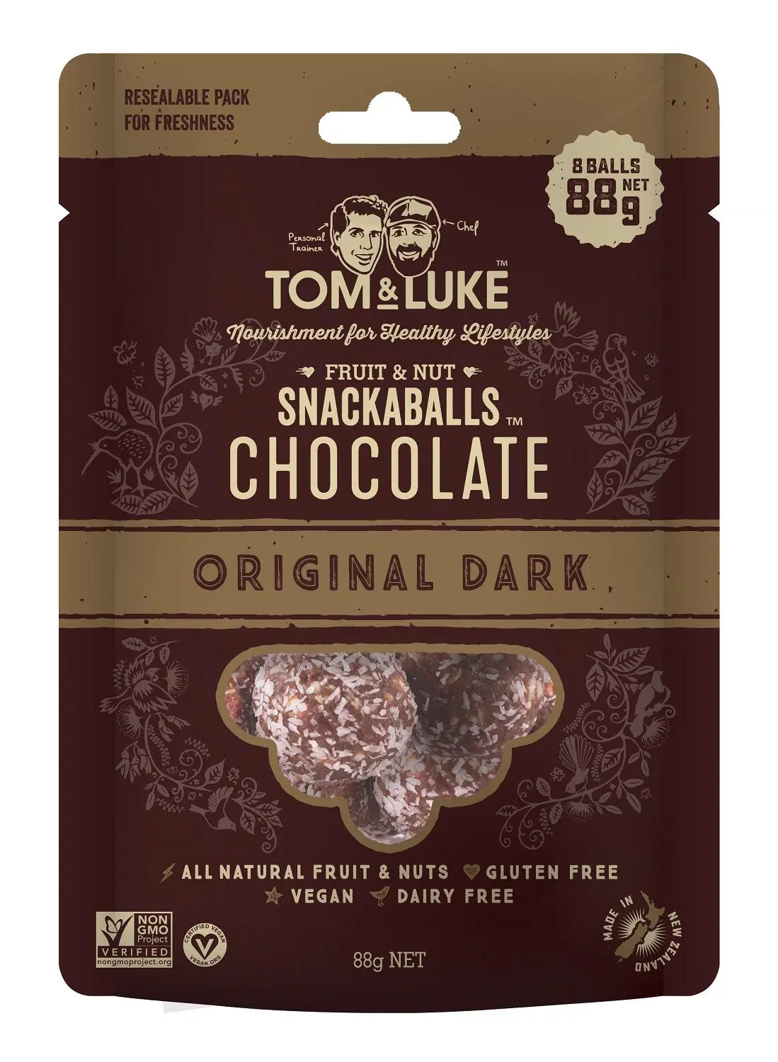 トム＆ルーク フルーツ＆ナッツボール　オリジナル８８ｇ