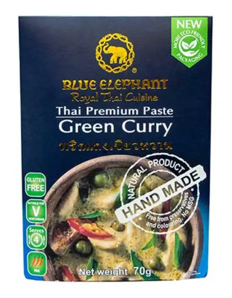 ブルーエレファント グリーンカレーペースト 70g