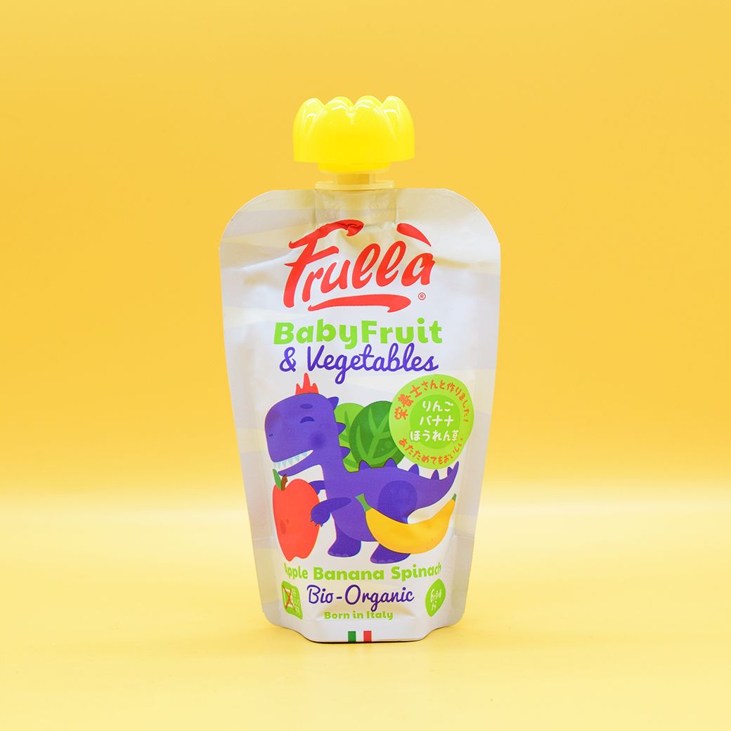 Frulla 【ベビーフルーツ&ベジタブル】りんご・バナナ・ほうれん草