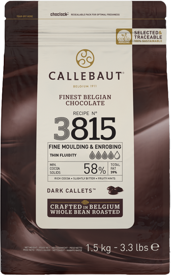 CALLEBAUT 3815 ダークチョコレート（カカオ分59.8％）