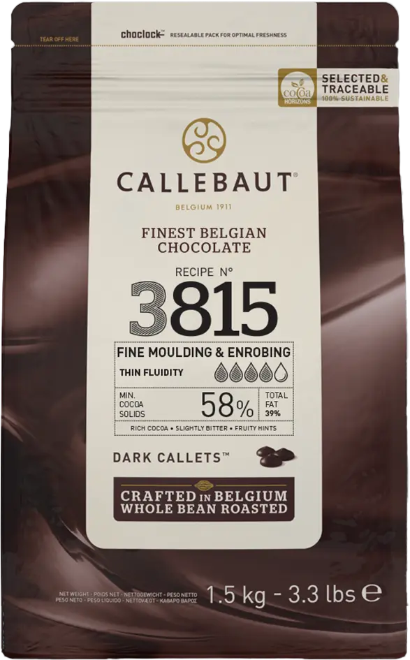 CALLEBAUT 3815 ダークチョコレート（カカオ分59.8％）