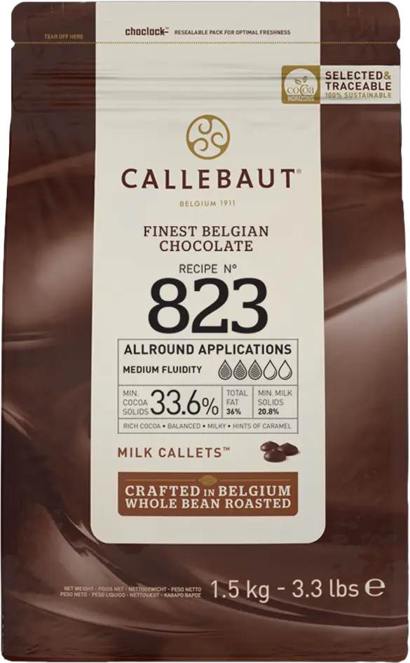 CALLEBAUT 823 ミルクチョコレート（カカオ分35.1％）