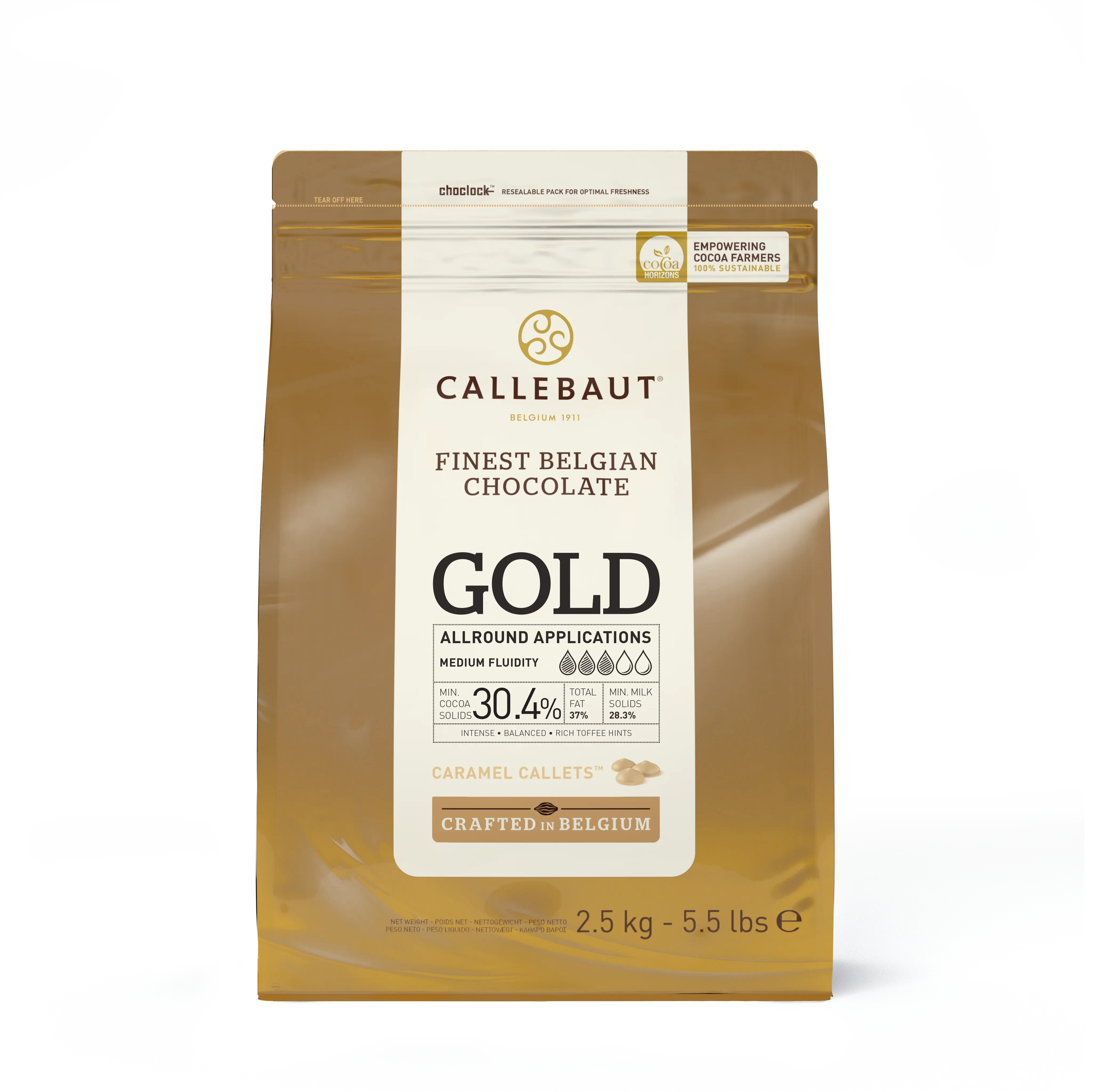 CALLEBAUT GOLD キャラメルチョコレート（カカオ分30.1％）
