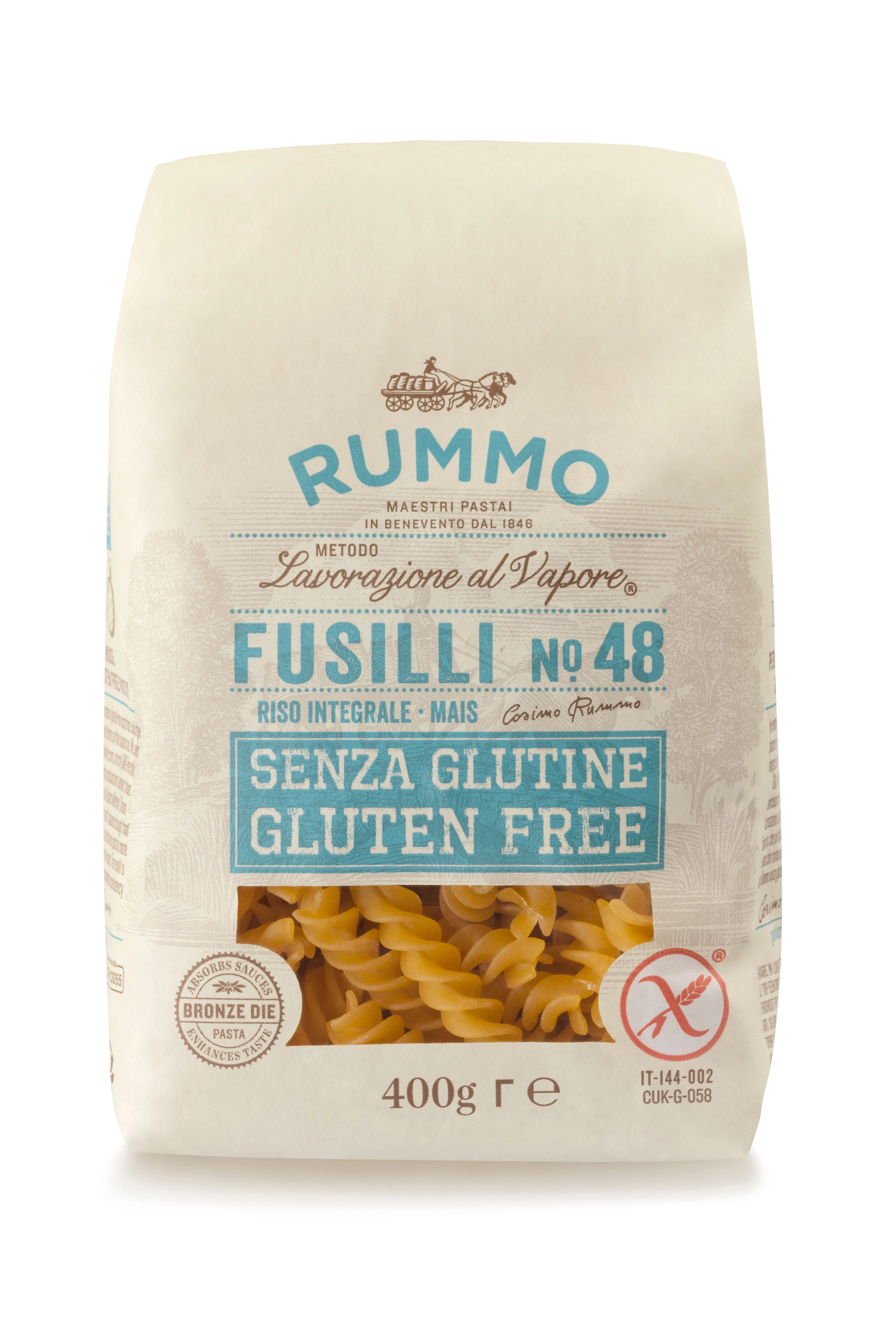 RUMMO グルテンフリー フジッリ