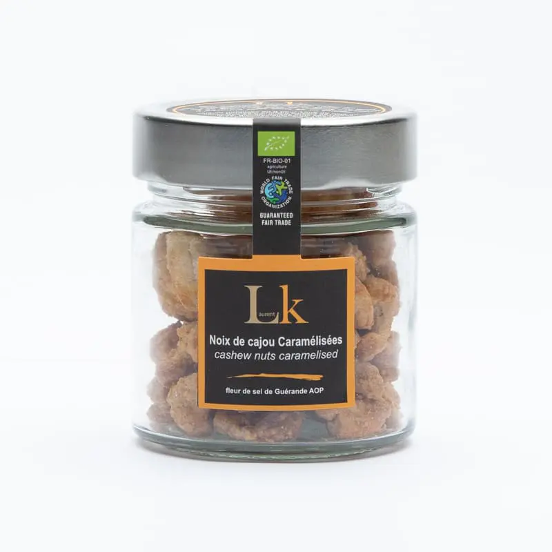 Laurent K 有機キャラメリゼ・カシューナッツ(ゲランドシーソルト) null
