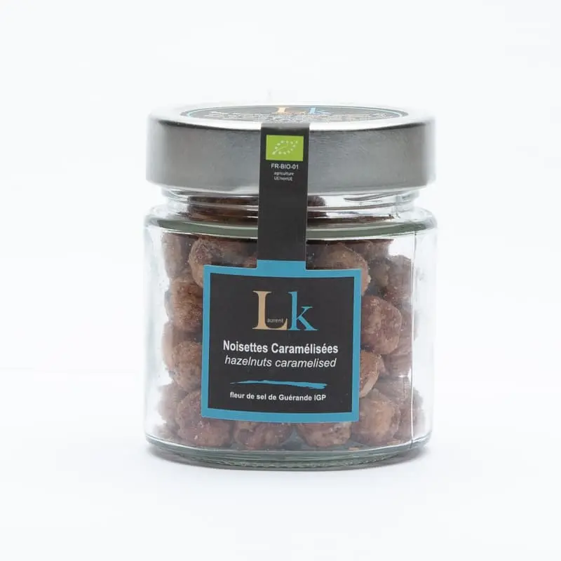 Laurent K有機キャラメリゼ・ヘーゼルナッツ （ゲランド シーソルト） null