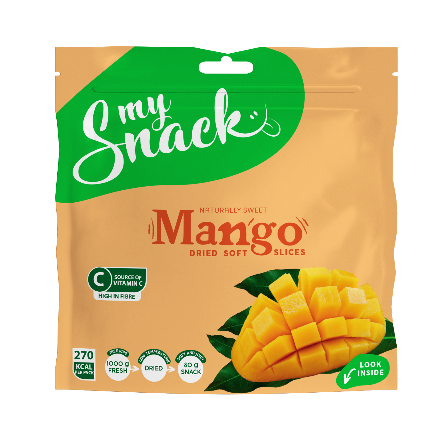 MySnack ソフトドライマンゴー 80g
