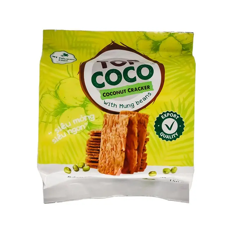 TOP COCO COCONUT CRACKER with MUNG BEAN ココナッツクラッカー緑豆味