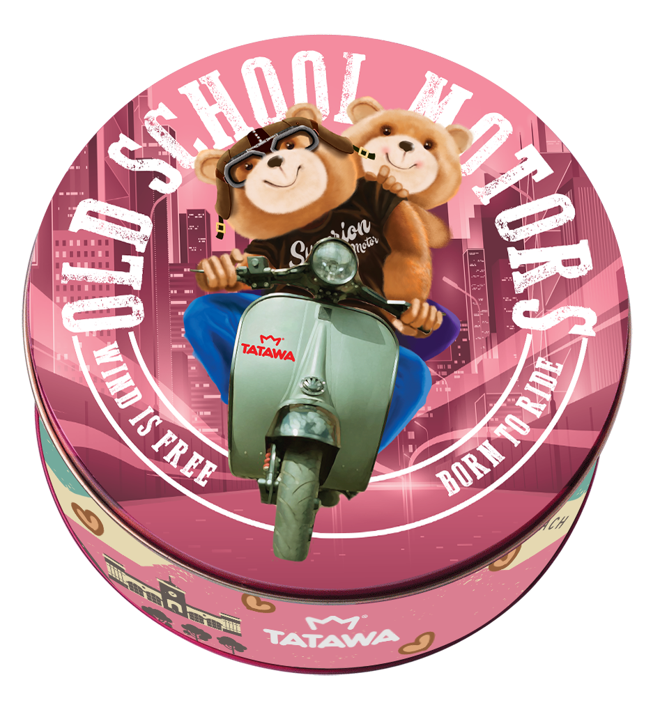 TATAWA缶入り バタークッキー（オートバイ） null