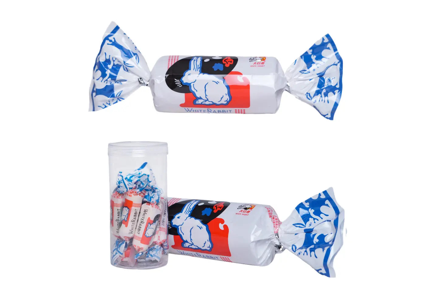 大白兎ミルクキャンディー オリジナル　39g 　キャンディー型ラッピング