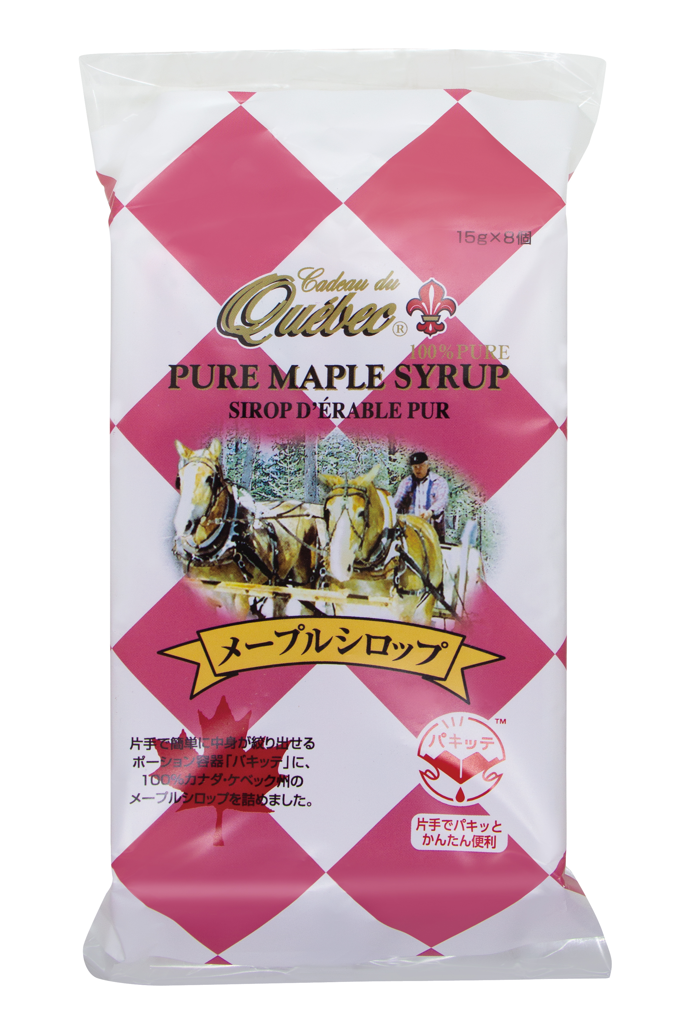 カドデュケベック メープルシロップ パキッテ