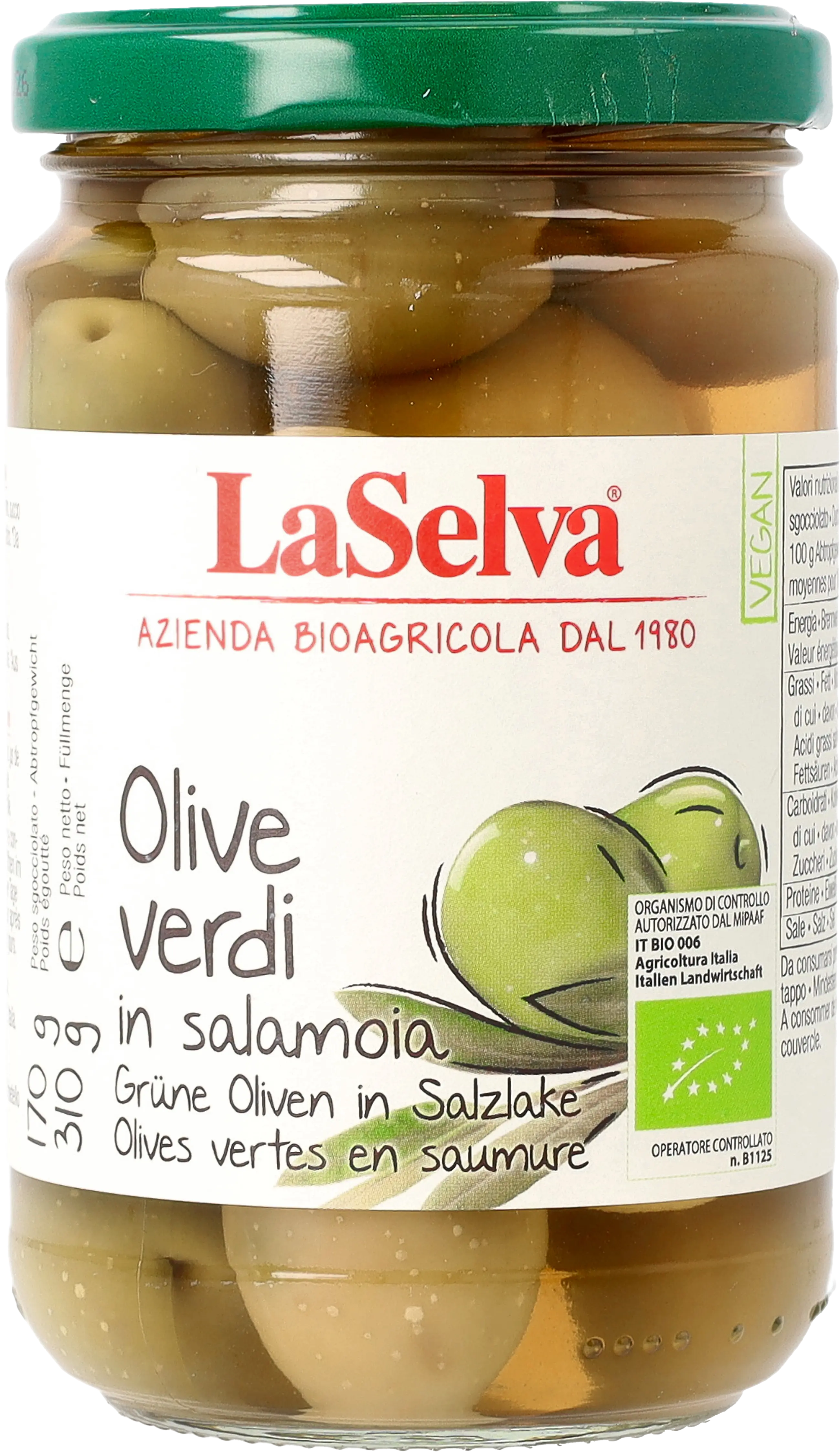 ラセルバ オーガニック グリーンオリーブ