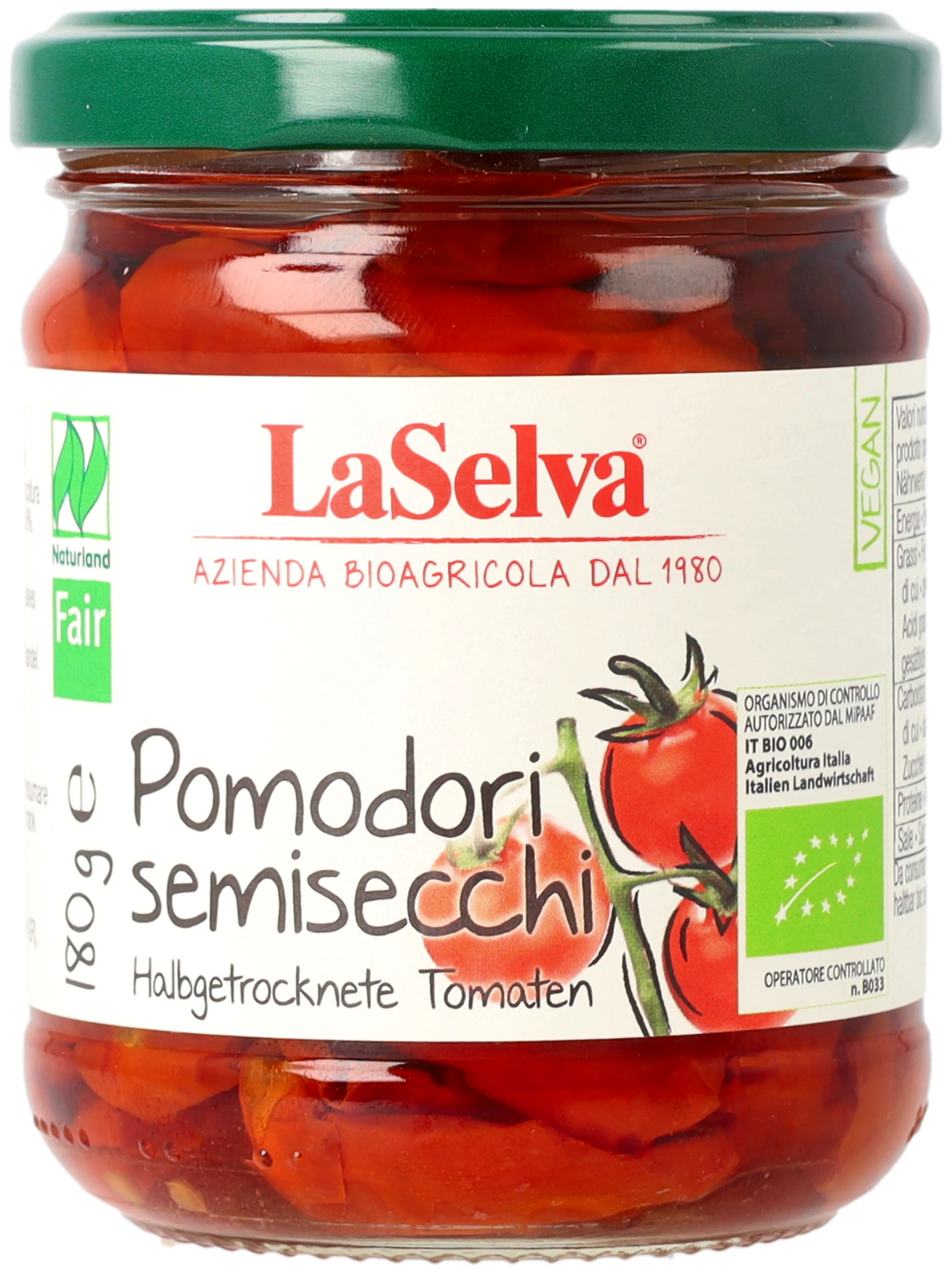 ラセルバ オーガニック セミドライトマトの オリーブオイル漬け
