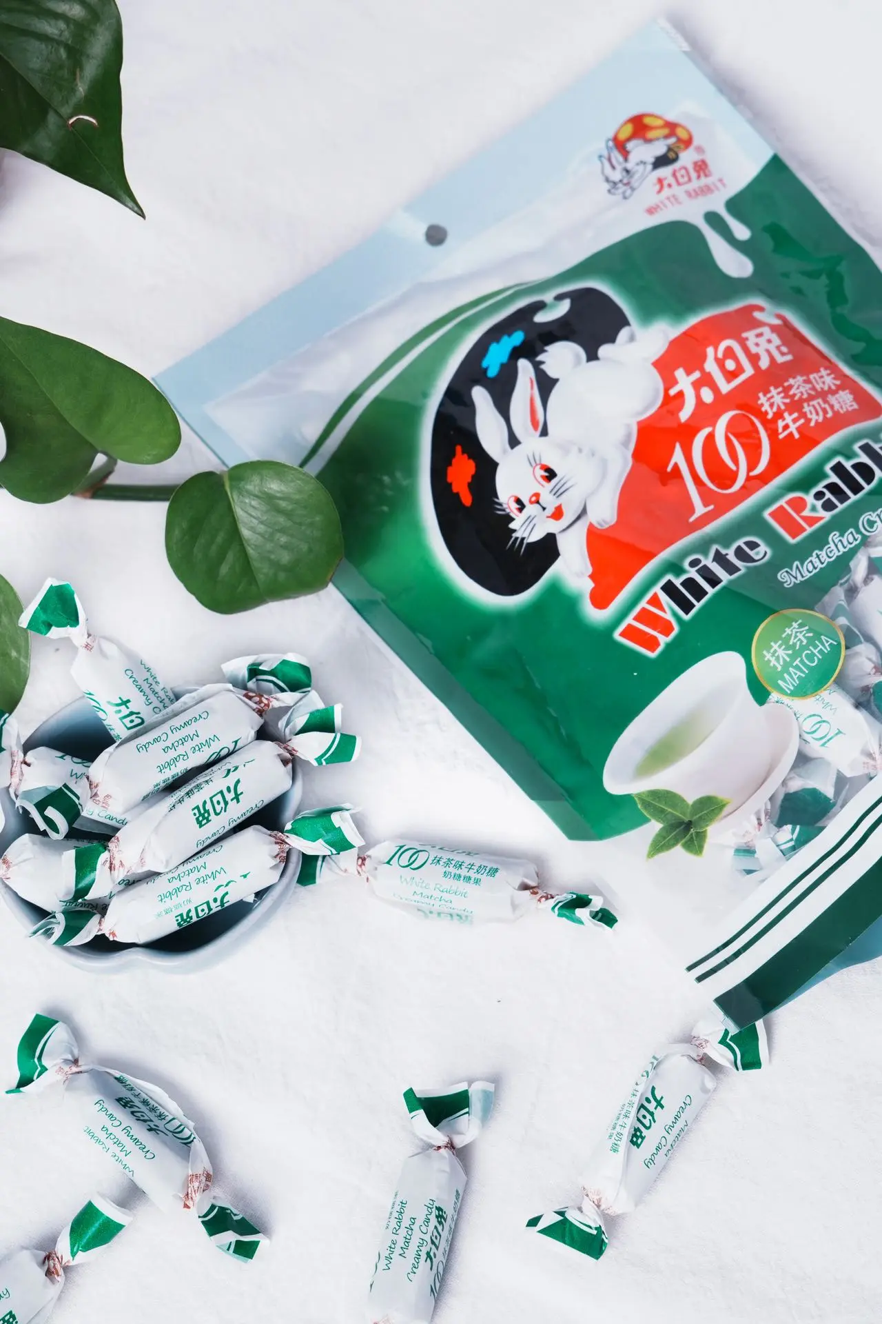 大白兎ミルクキャンディー 抹茶味　150ｇ