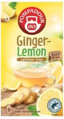 ポンパドール ジンジャー＆レモン　20ティーバッグ