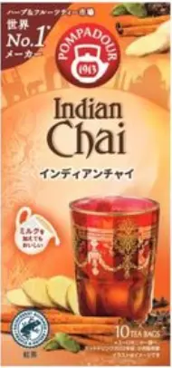 ポンパドール インディアンチャイ　10ティーバッグ