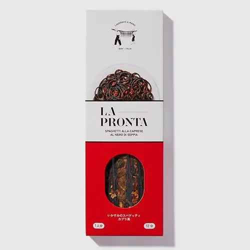 ラ・プロンタ いかすみのスパゲッティ カプリ風 100g