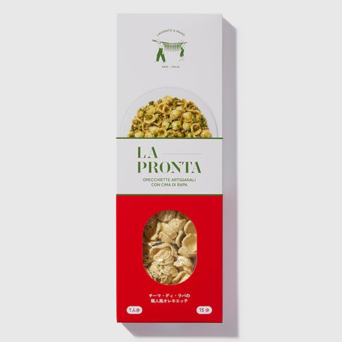 ラ・プロンタ チーマ・ディ・ラパの職人風オレキエッテ 75g