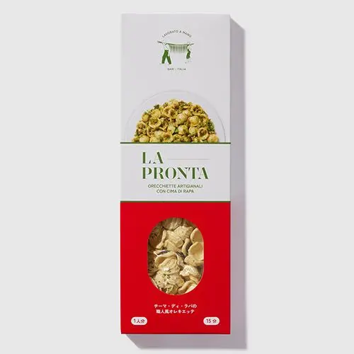 ラ・プロンタ チーマ・ディ・ラパの職人風オレキエッテ 75g