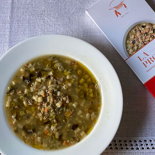 お湯に具材を入れるだけ。イタリア香る本格パスタをご自宅で簡単にお楽しみいただけます。